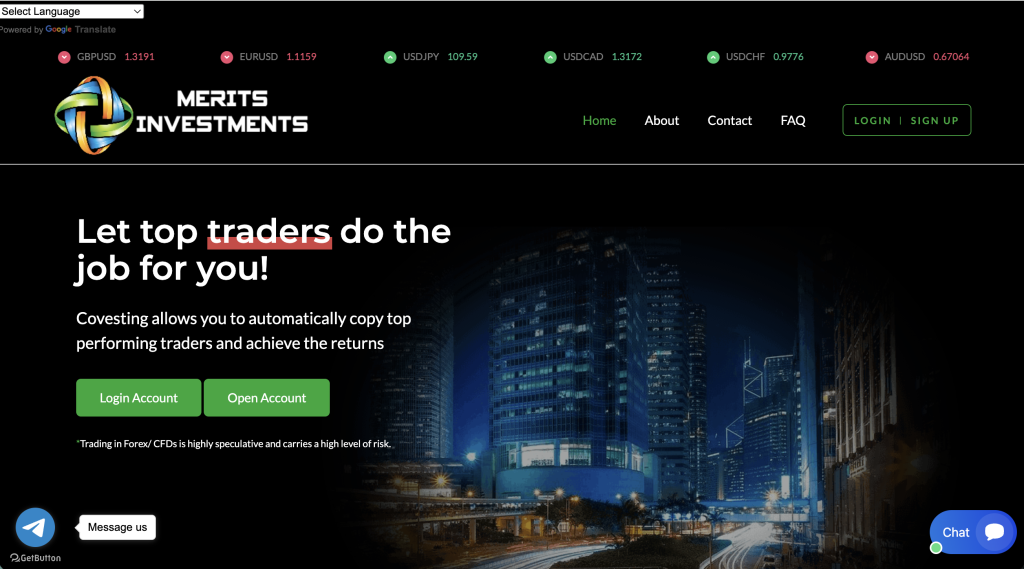 MeritsInvestment scam alert