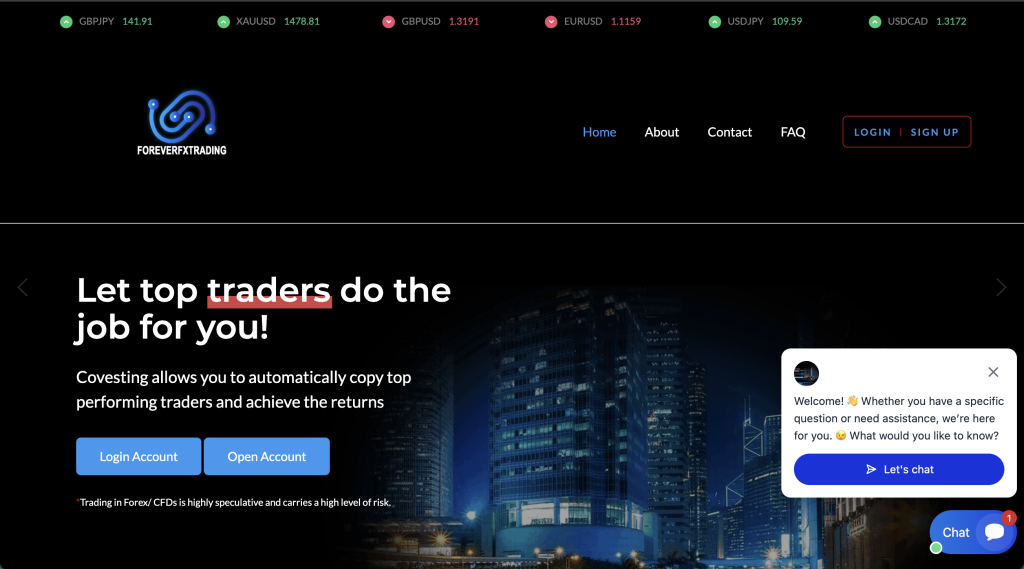 ForeverFXTrading fake trading site