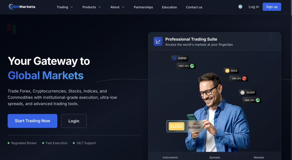 DBMMarkets.com Platform Overview